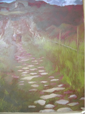 Rome oil painting